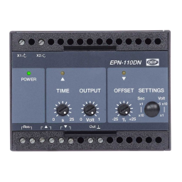 Deif EPN-110DN Electronic potentiometer for DIN Fiche technique | Fixfr