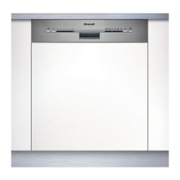 Brandt VH1472J Built-in dishwasher Manuel utilisateur | Fixfr