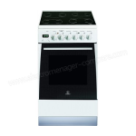 Indesit EI5VMC5A(W)/FR Cooker Manuel utilisateur