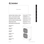 TECHNIBEL GRFP709R7IAA Groupes d'eau glac&Atilde;&copy;e air/eau &gt; 17KW Guide d'installation