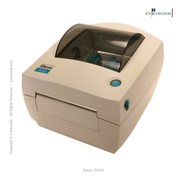 Zebra LP 2443 Manuel utilisateur | Fixfr