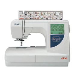 ELNA 8200 Manuel utilisateur | Fixfr