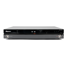 Pioneer DVR-LX60D Manuel du propriétaire | Fixfr