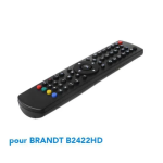 Brandt B2422HD Manuel utilisateur