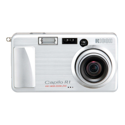 Ricoh Caplio RZ1 Manuel utilisateur | Fixfr