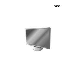 NEC MultiSync® LCD225WNX Manuel utilisateur | Fixfr