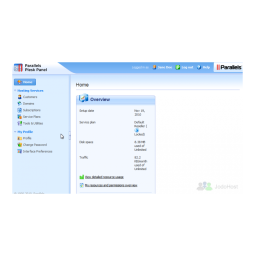 Parallels PLESK PANEL 10 Manuel utilisateur | Fixfr