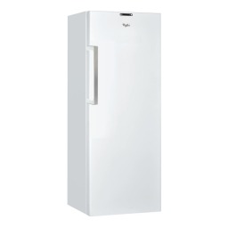 Whirlpool WVA35632 NFW Freezer Manuel utilisateur | Fixfr