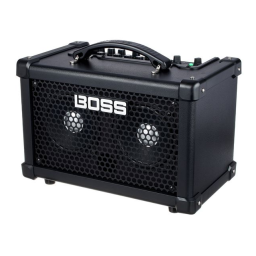 Boss DUAL CUBE BASS LX Bass Amplifier Manuel du propriétaire | Fixfr