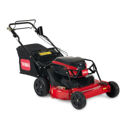 Toro 30in TurfMaster Walk-Behind Lawn Mower Walk Behind Mower Manuel utilisateur | Fixfr