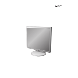 NEC MultiSync® LCD195NX Manuel utilisateur | Fixfr