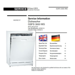Bauknecht GSFS 5512 WS Dishwasher Manuel utilisateur