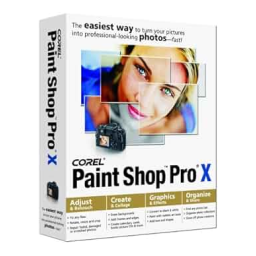 Corel PaintShop Pro X Mode d'emploi | Fixfr