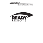 ReadyRemote 24927 Owner's Manual
