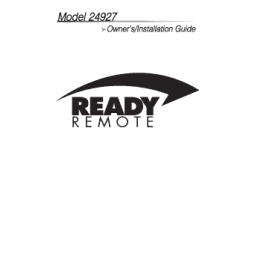 ReadyRemote 24927 Owner's Manual | Fixfr