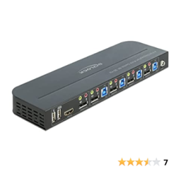 Delock 11484 Commutateur KVM 8K + Chat IA & PDF | Fixfr
