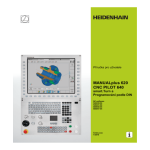 HEIDENHAIN MP620/CP640 (54843x-03 /68894x-03) smart.Turn/DIN CNC Control Manuel utilisateur