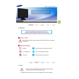 SyncMaster G19P Manuel d'Utilisateur + Chat IA | Fixfr