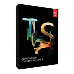 Adobe Technical Communication Suite 4 Manuel utilisateur | Fixfr