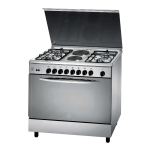 Indesit KP9F21S(X)/EX S Cooker Manuel utilisateur