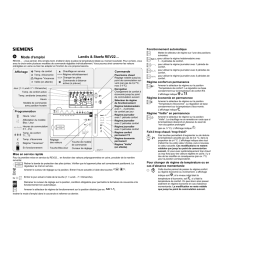 Siemens CHRONOGYR V11 Manuel utilisateur | Fixfr