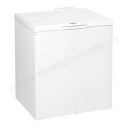 Whirlpool WH1700 A++ Freezer Manuel utilisateur | Fixfr