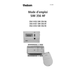 Theben SIM 356 BA: Chat IA & Téléchargement PDF | Fixfr
