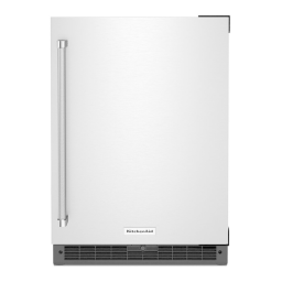 KitchenAid KURR114KSB Undercounter Refrigerator Information produit | Fixfr