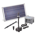 esotec 101925 Solar Teichpumpenset 25/630 LED Professional proBatt Mode d'emploi