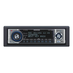 Kenwood KDC-X689 Manuel utilisateur | Fixfr