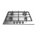 Indesit THP 642 IX/I Hob Manuel utilisateur