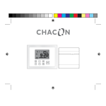 Chacon 54316 Manuel utilisateur