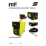 ESAB m3&reg; plasma PT-36 Integrated Gas Control (IGC) System - Vision 5x Manuel utilisateur