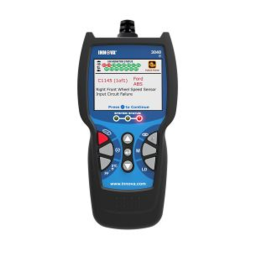 Innova 3040 CanOBD2 Scan Tool Manuel utilisateur | Fixfr
