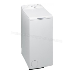 Whirlpool AWE 6650 Washing machine Manuel utilisateur | Fixfr