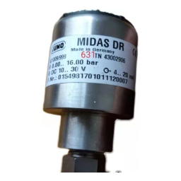 JUMO 401009 OEM Cabinet Pressure Transmitter Fiche technique | Fixfr
