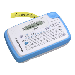 Casio KL-130 Mode d'emploi | AI Chat & PDF Access | Fixfr