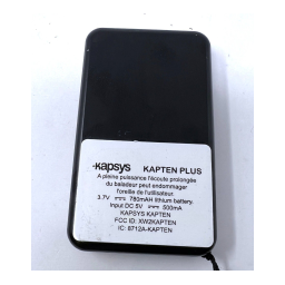Kapsys Kapteo Manuel utilisateur | Fixfr