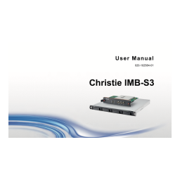 Christie CineLife IMB-S3 Manuel utilisateur | Fixfr