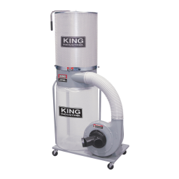 King Canada KC-3105C/KDCF-3500 Dust Collector with canister filter 110/220 volt Manuel utilisateur | Fixfr
