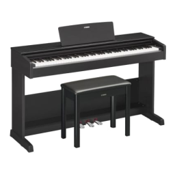 Yamaha YDP-101 Manuel utilisateur | Fixfr