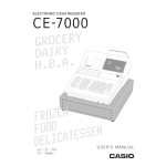 Casio CE-7000 Mode d'emploi