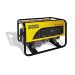Wacker Neuson GV6600A Portable Generator Manuel utilisateur