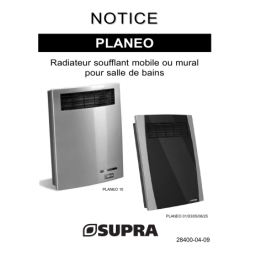 Supra 154065 Mode d'emploi | Fixfr