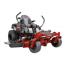 Toro Titan MyRide 48in Riding Mower Riding Product Manuel utilisateur | Fixfr