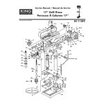 King Canada KC-118FC 17&quot; DRILL PRESS Manuel utilisateur