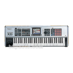 Roland FANTOM X6 Manuel utilisateur | Fixfr