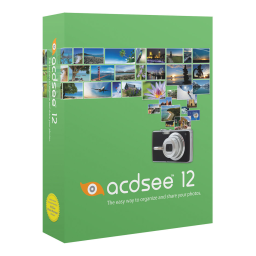 ACDSee ACDSEE 12 Manuel utilisateur | Fixfr