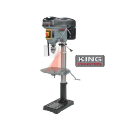 King Canada KC-119FC-LS 17'' LONG STROKE DRILL PRESS WITH SAFETY GUARD Manuel utilisateur | Fixfr