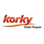 Korky 54TP 2&quot; Basic Toilet Flapper (3 Pack) Mode d'emploi